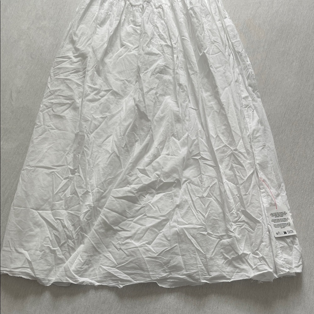 NWT, ASOS White Button-Front Maxi Dress, Size 4 - Picture 4 of 13